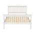 Monaco 5FT Bed High Foot End - White